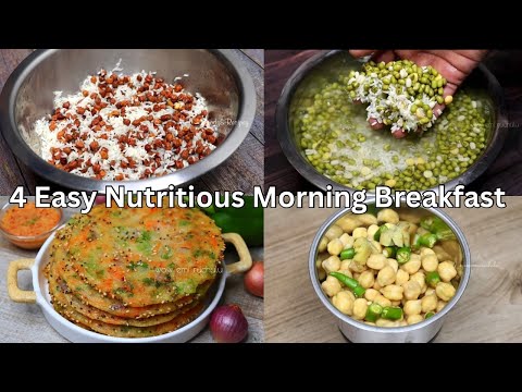 4 must try Simple & Healthy recipes for Breakfast or Dinner | Kids Lunchbox Recipes | High Protein