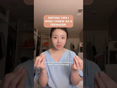 Diet tips I wish I knew as a teenager 🫢